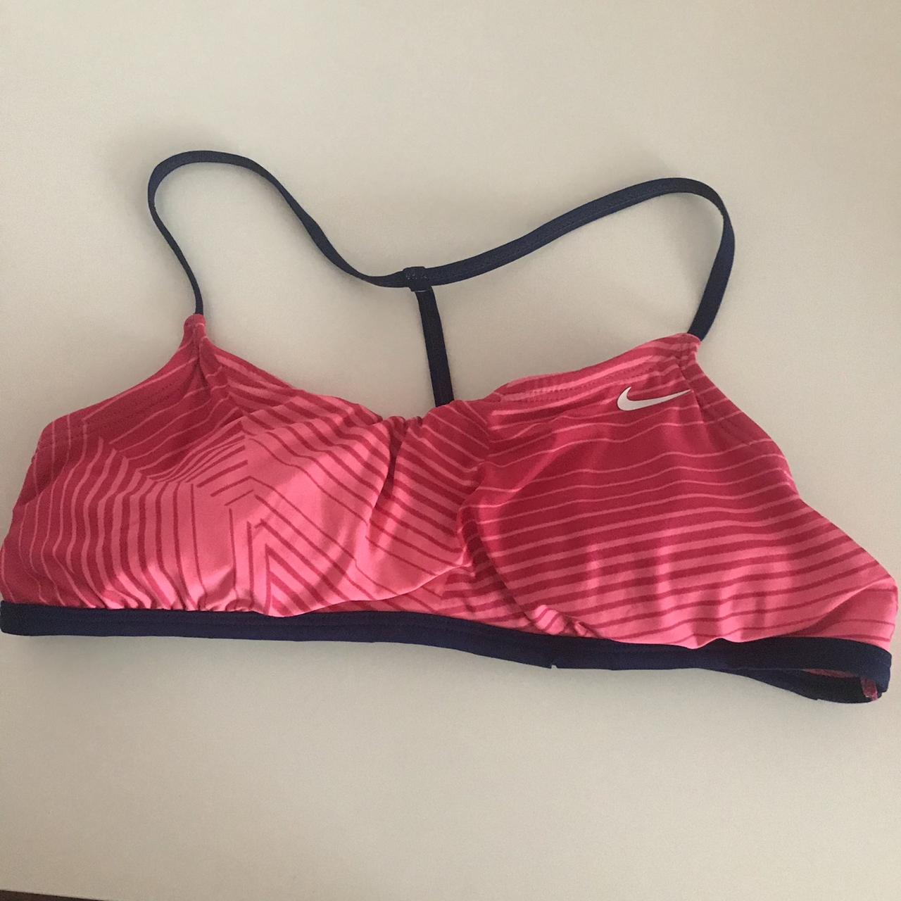 #Nike Pink Bikini Top Cute strappy back! 💖FREE... - Depop