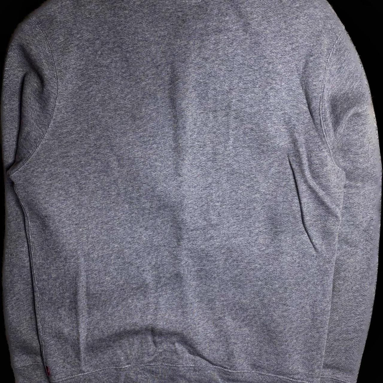 Levi's Men's Grey and Red Jumper Depop