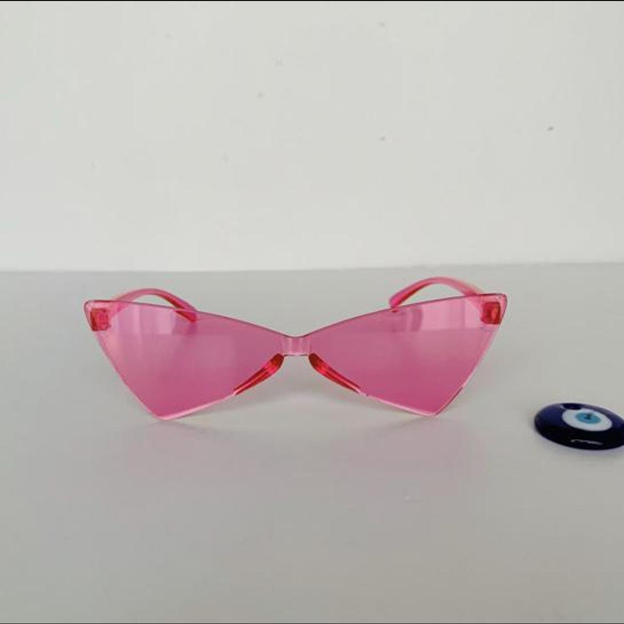 Womens Pink Sunglasses Depop 5536