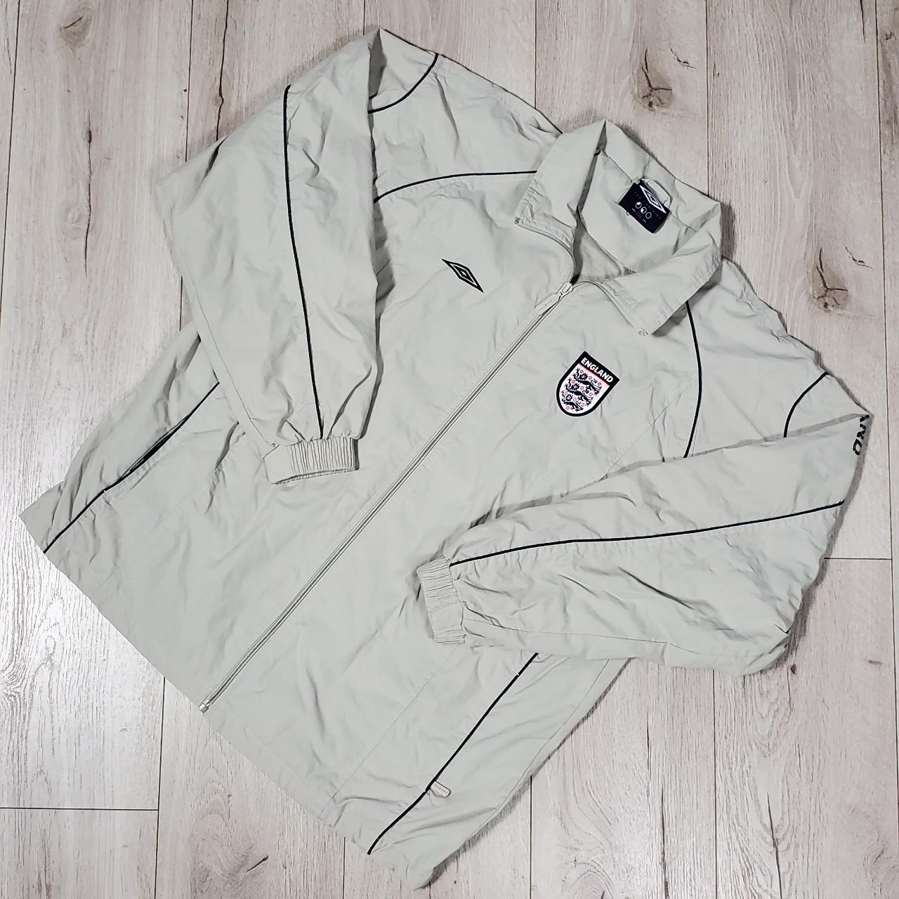 Umbro Men's Cream Jacket | Depop