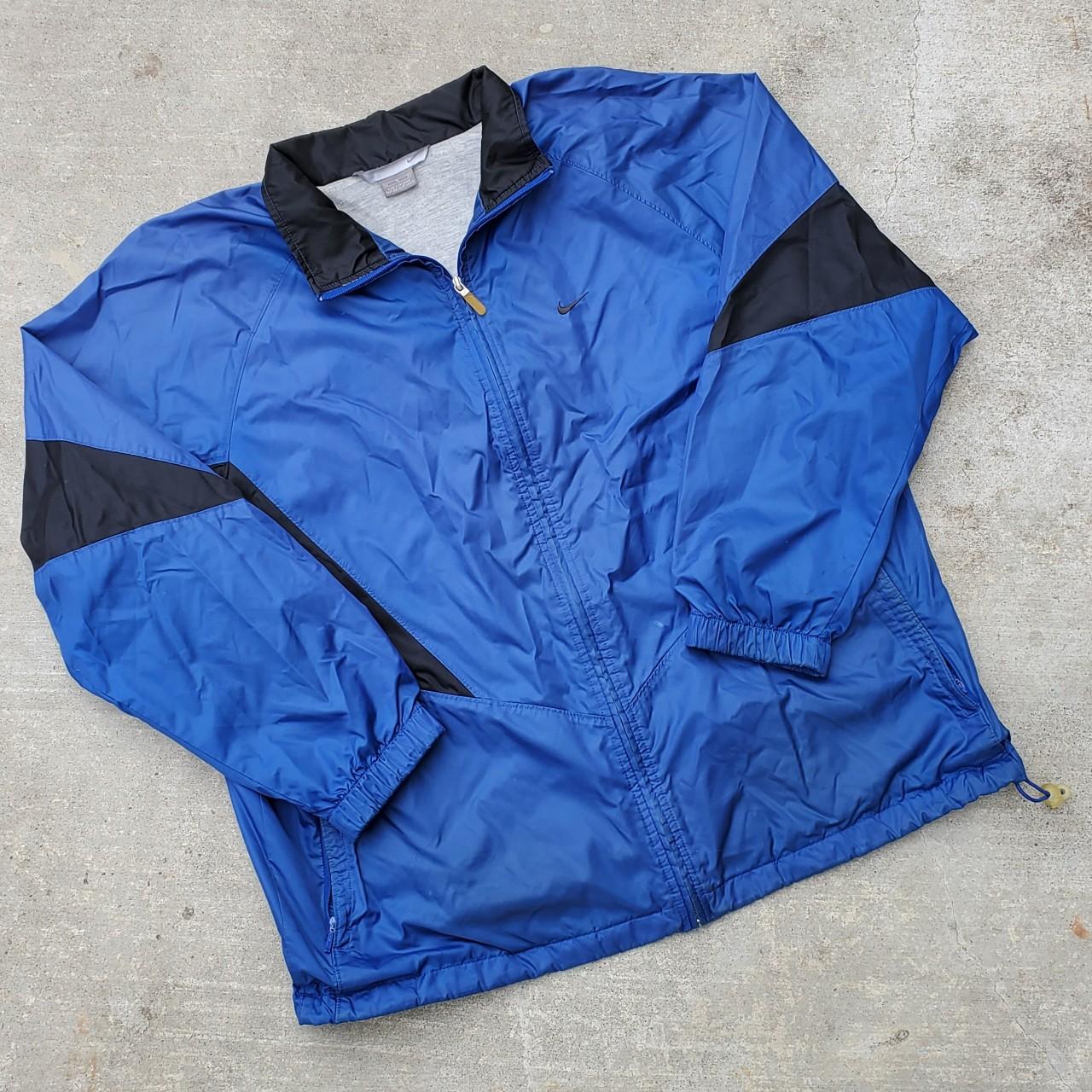 Vintage Nike windbreaker Jacket. Full zip and true... - Depop