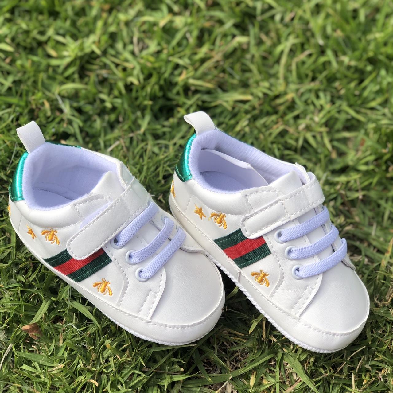 READY STOCK 🇲🇾 Kasut Baby Prewalker Shoes Gucci, Newborn Shoes