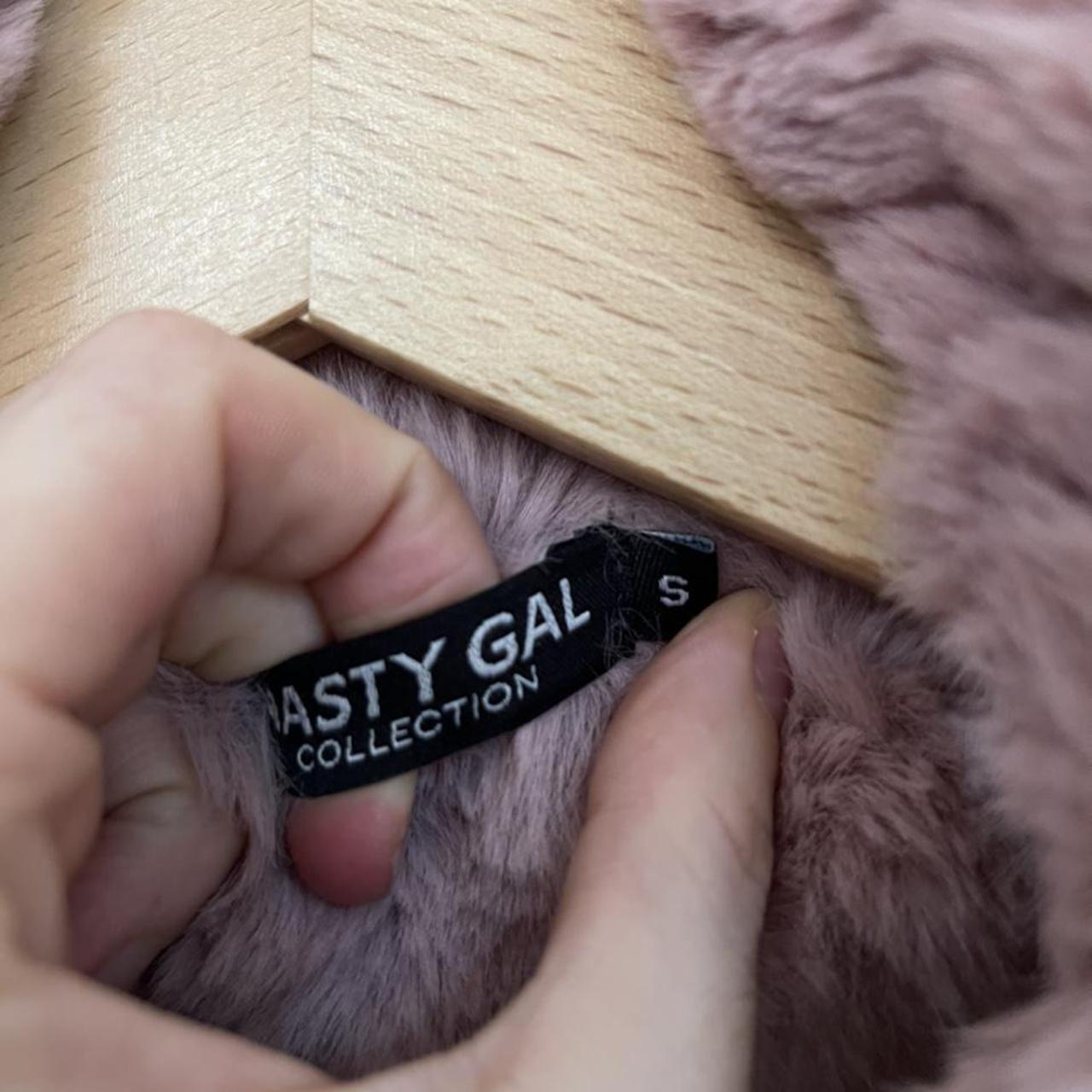 Nasty Gal Women's Pink Coat Depop