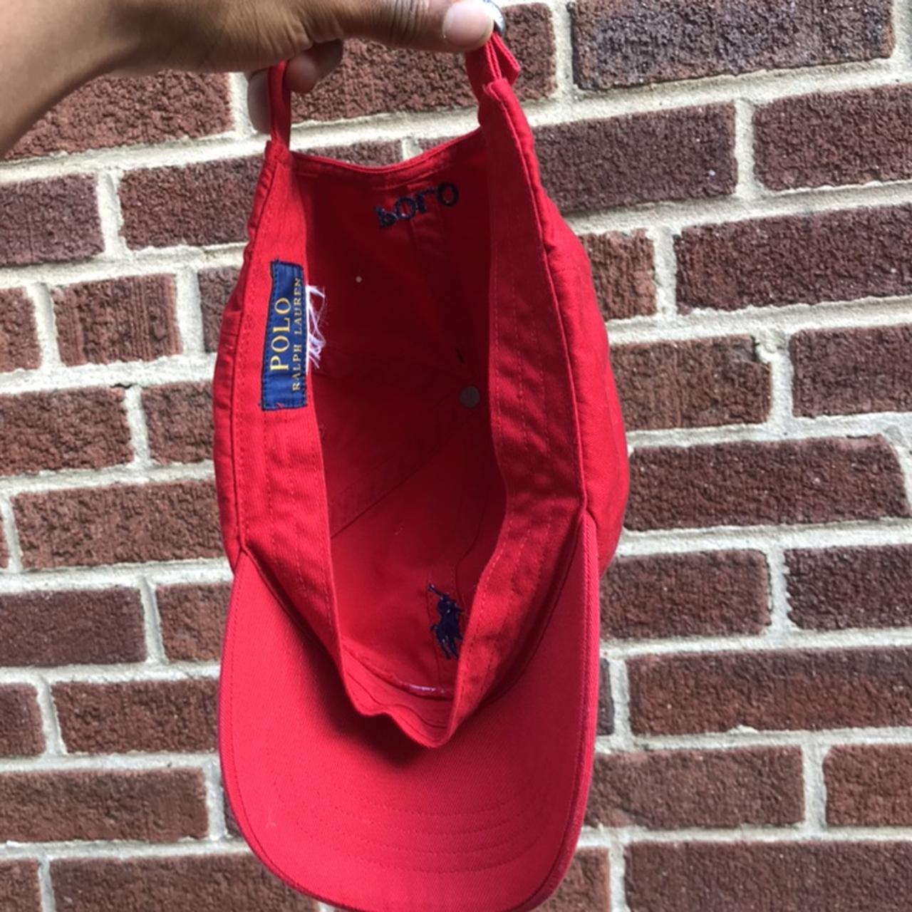 polo hat with 3 on side