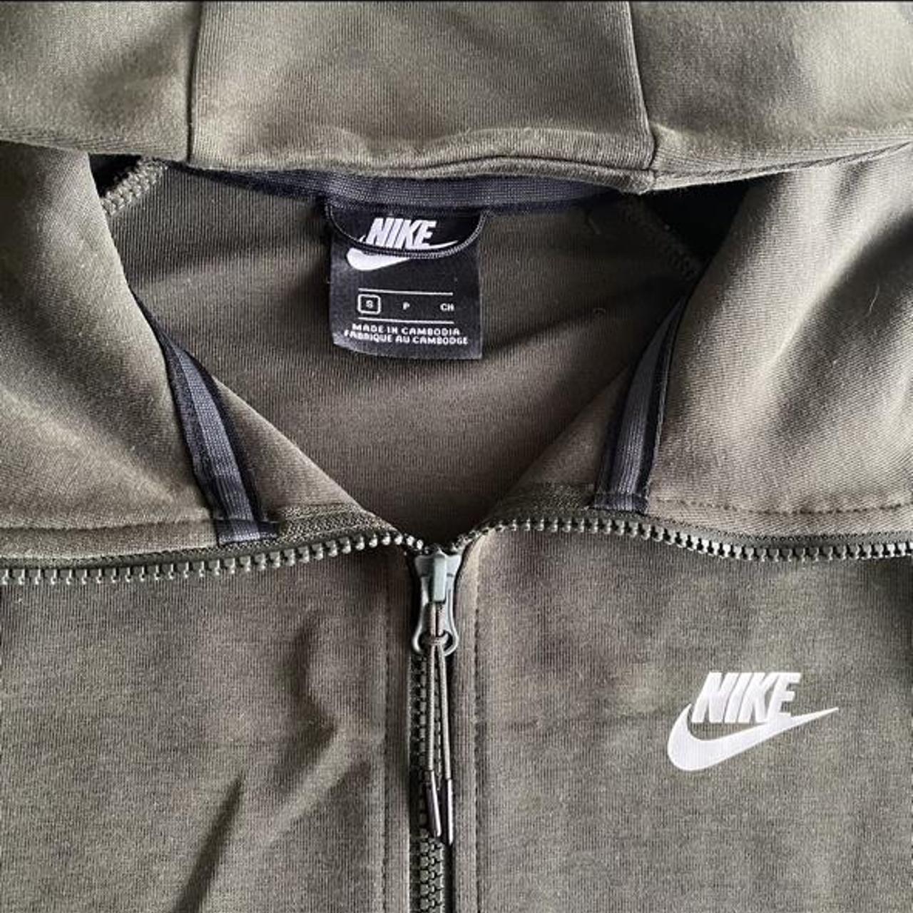 Nike Tech Fleece Olive Old Season Hoodie size... - Depop