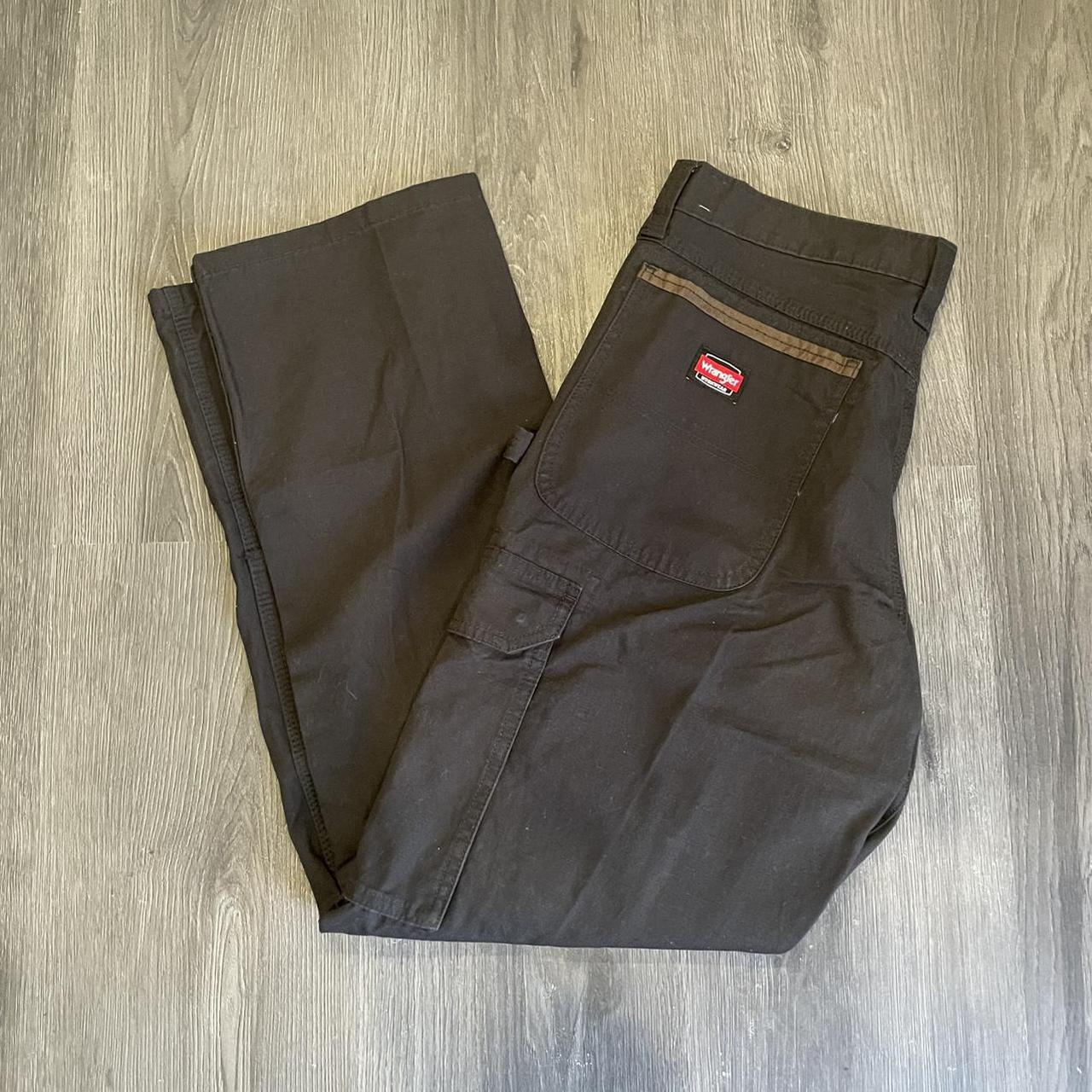 black wrangler carpenter pants