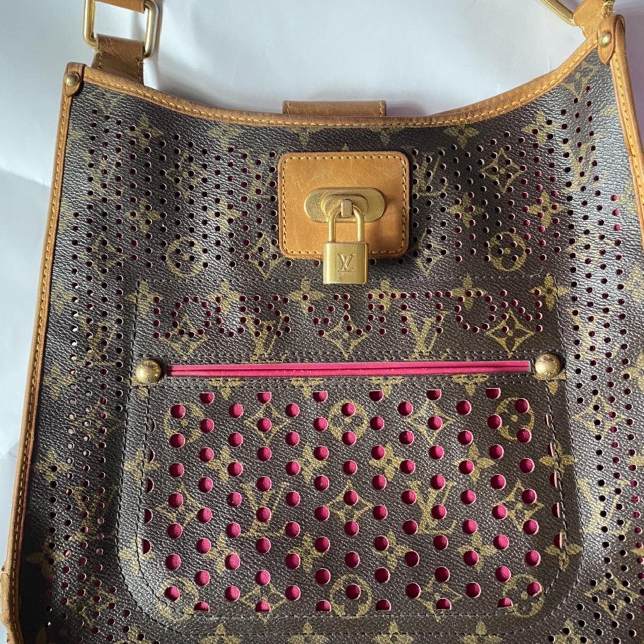 Louis Vuitton, Bags, Louis Vuitton Limited Edition Fuchsia Monogram Perforated  Musette Bag
