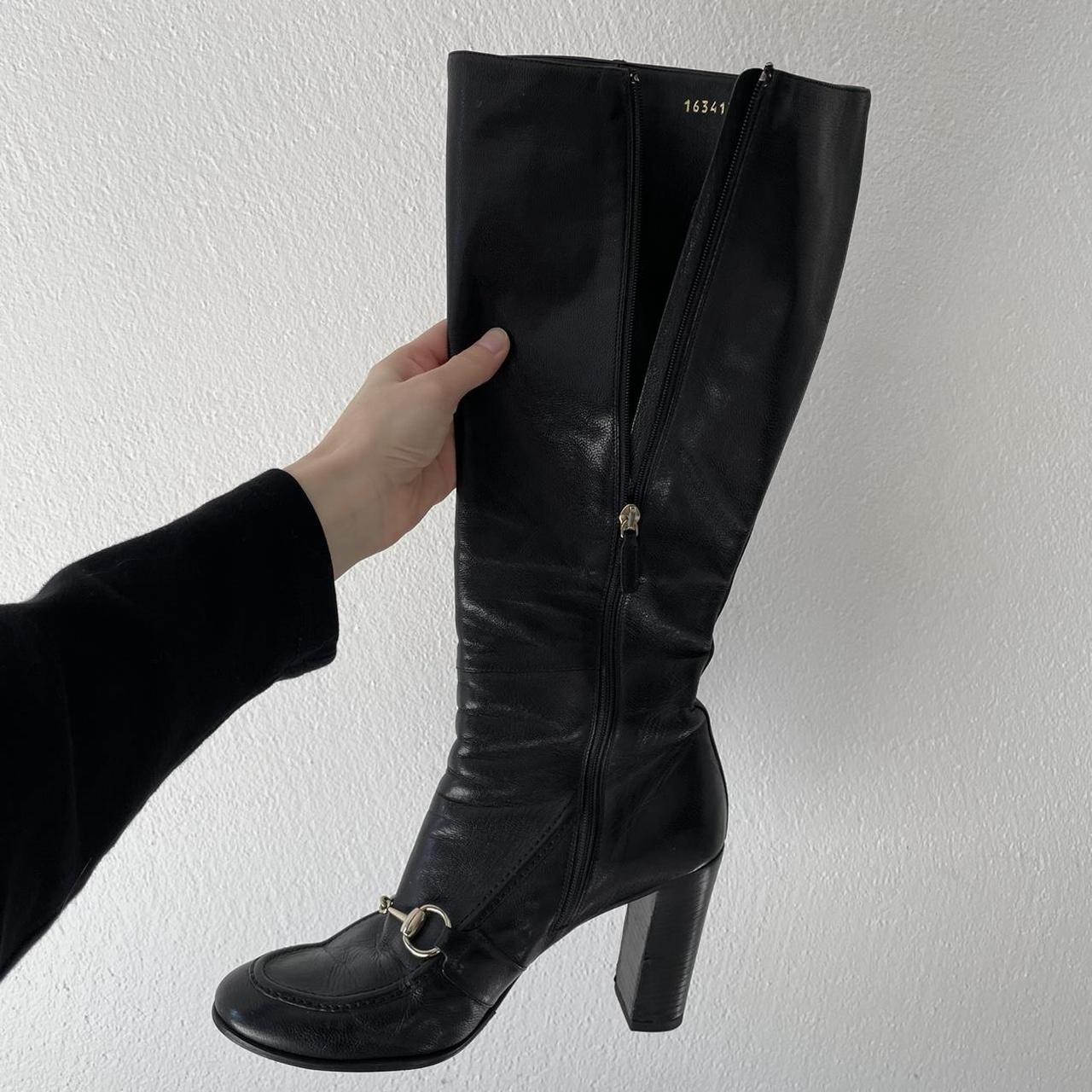 Gucci Women's Black Boots | Depop