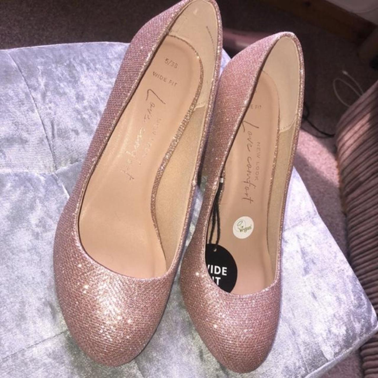 Rose Gold Glitter High Heels👠👛 💜💜💜FREE... Depop