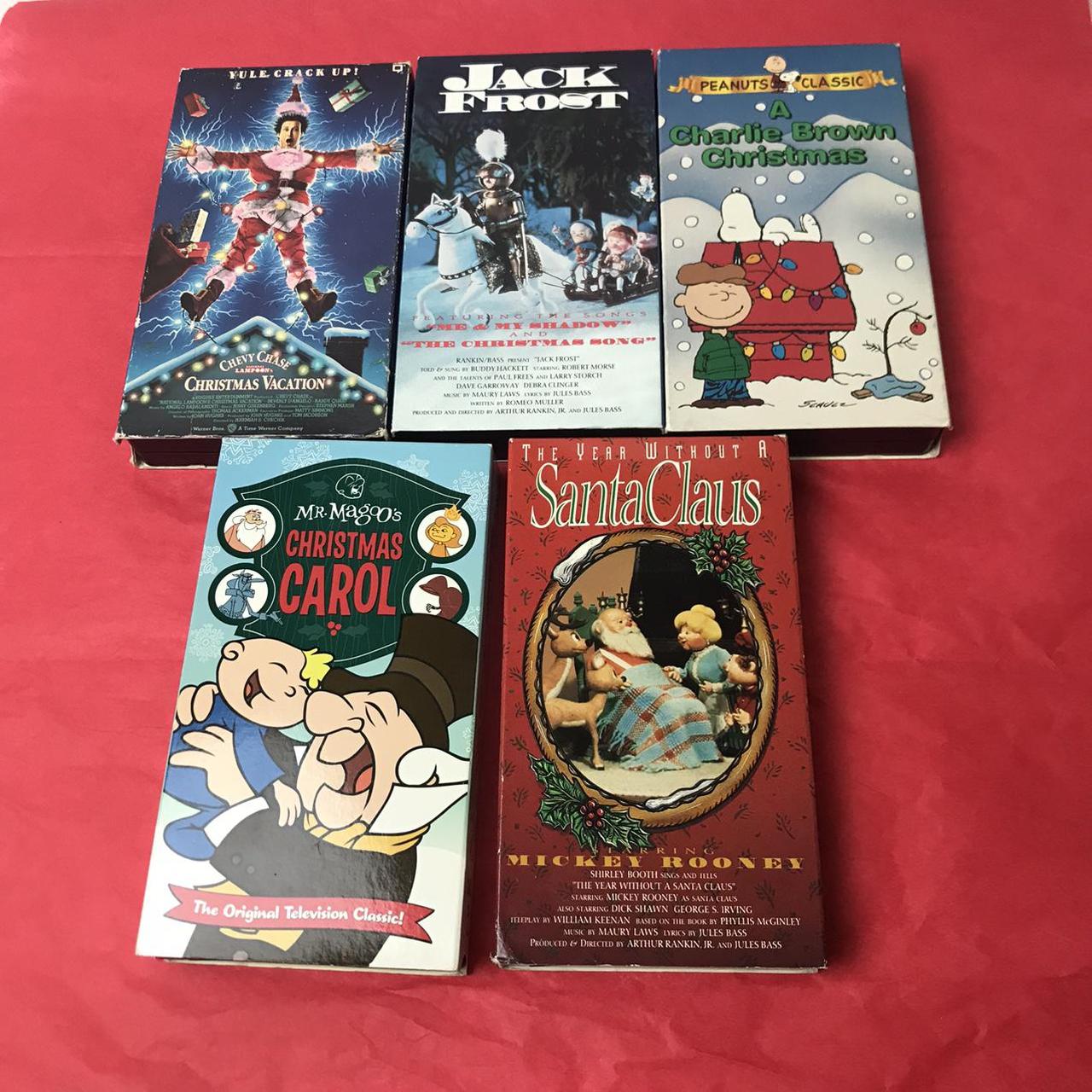 Bundle of 5 Christmas VHS tapes. Titles include:... - Depop