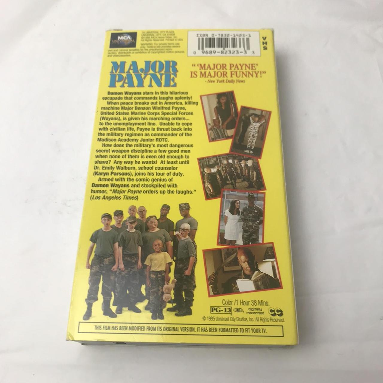 Major Payne VHS. Tape tested and working. Normal... - Depop