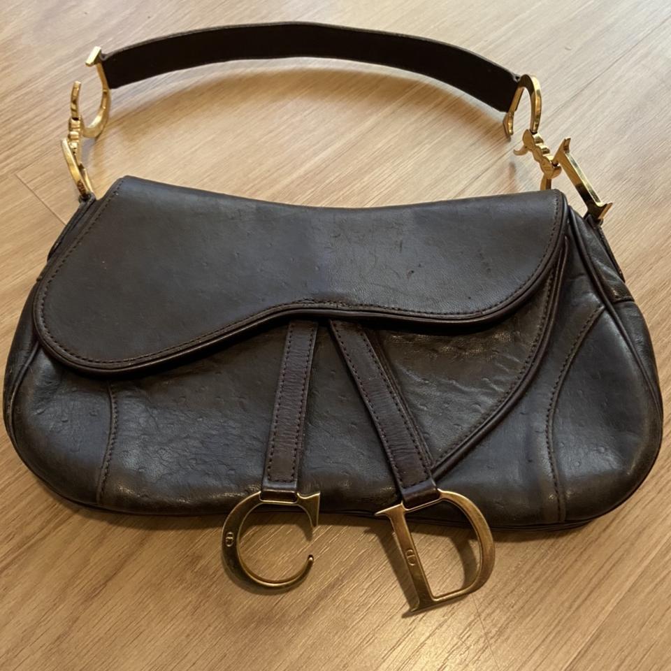 Dior double outlet saddle bag vintage