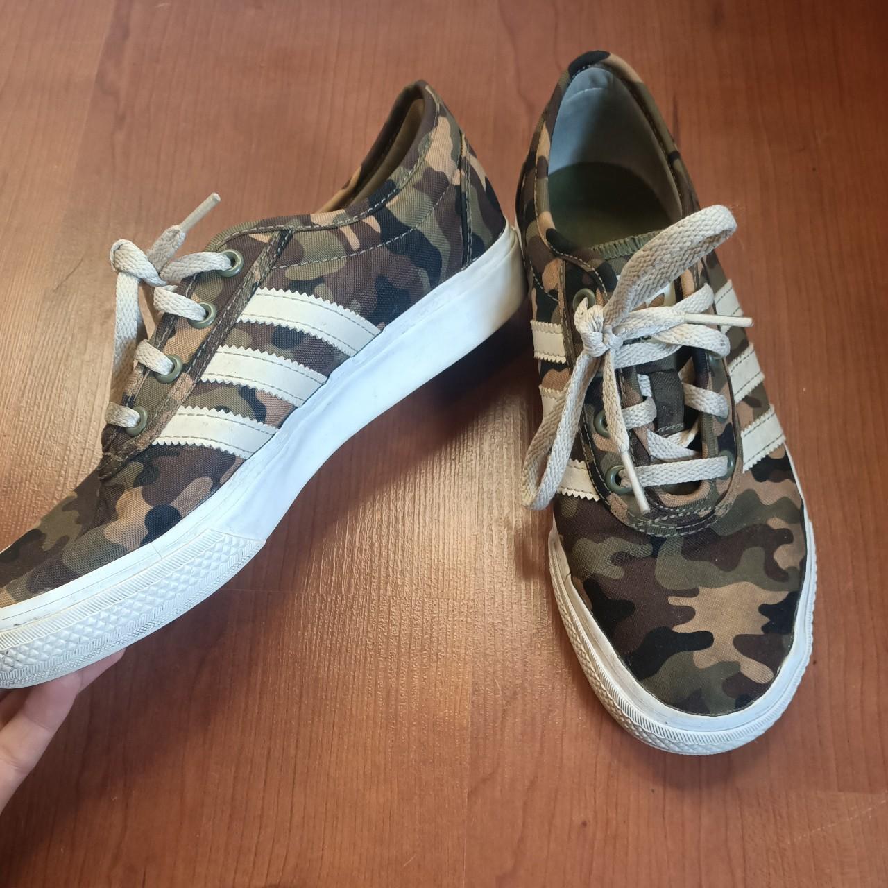 Camo print Adidas sneakers Comfy as shoe In... - Depop
