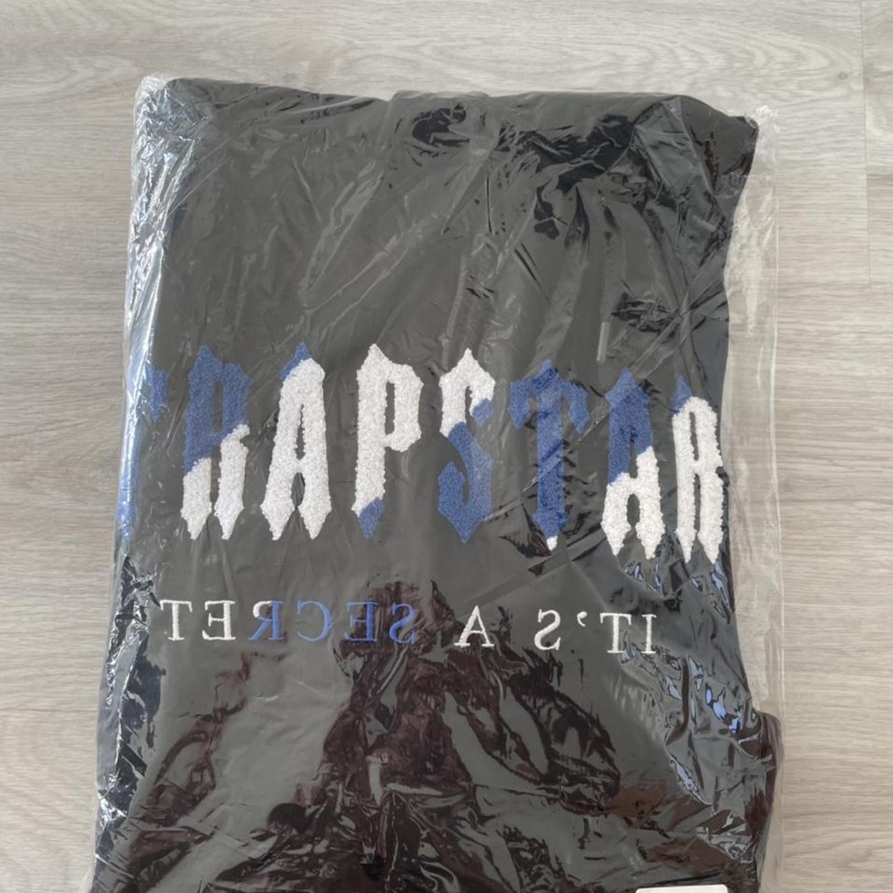 TRAPSTAR CHENILLE DECODED HOODIE SHORT SET Depop