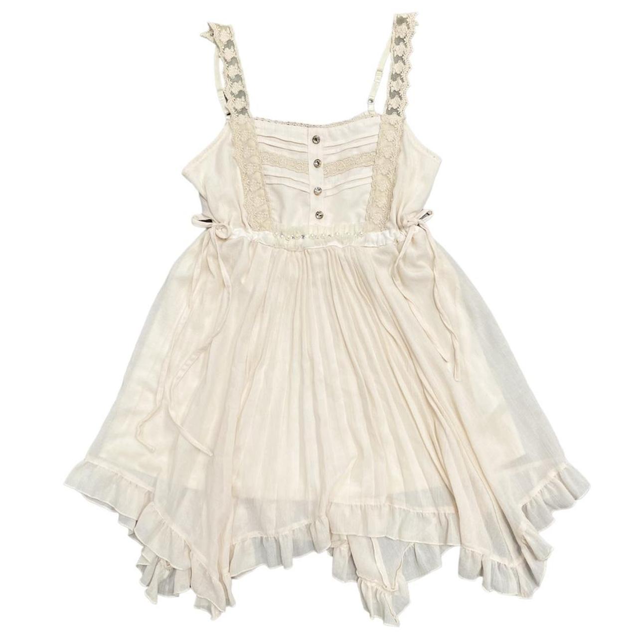 unreal coquette milkmaid babydoll dress by Axes... - Depop