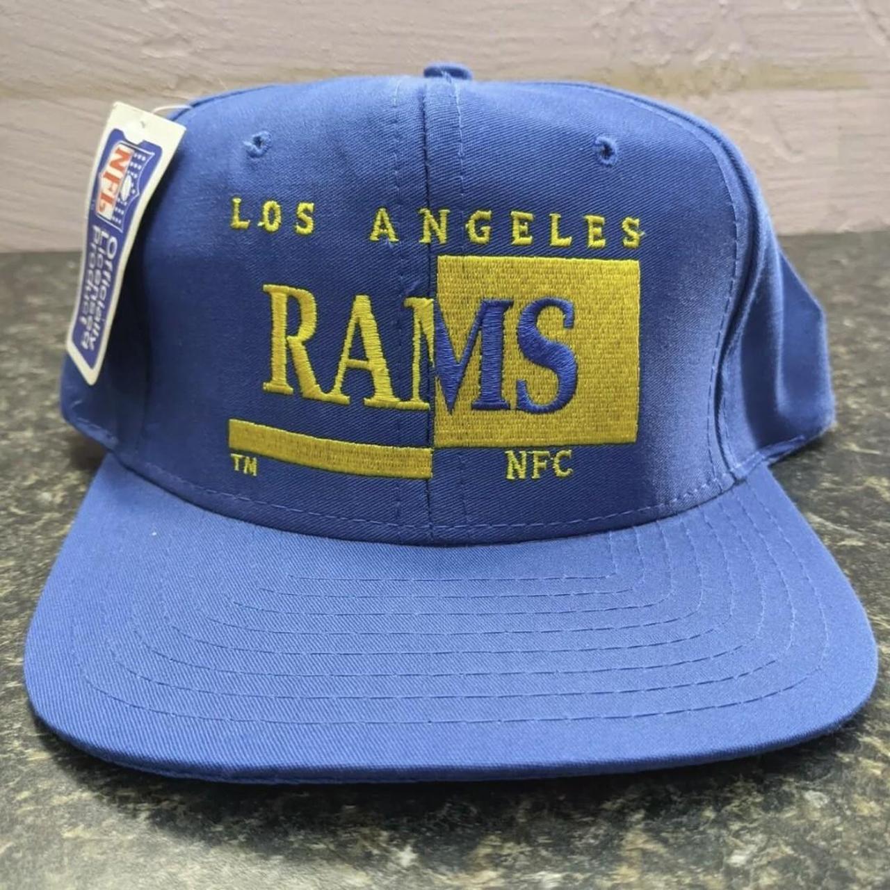 This vintage Los Angeles Rams hat is in excellent - Depop