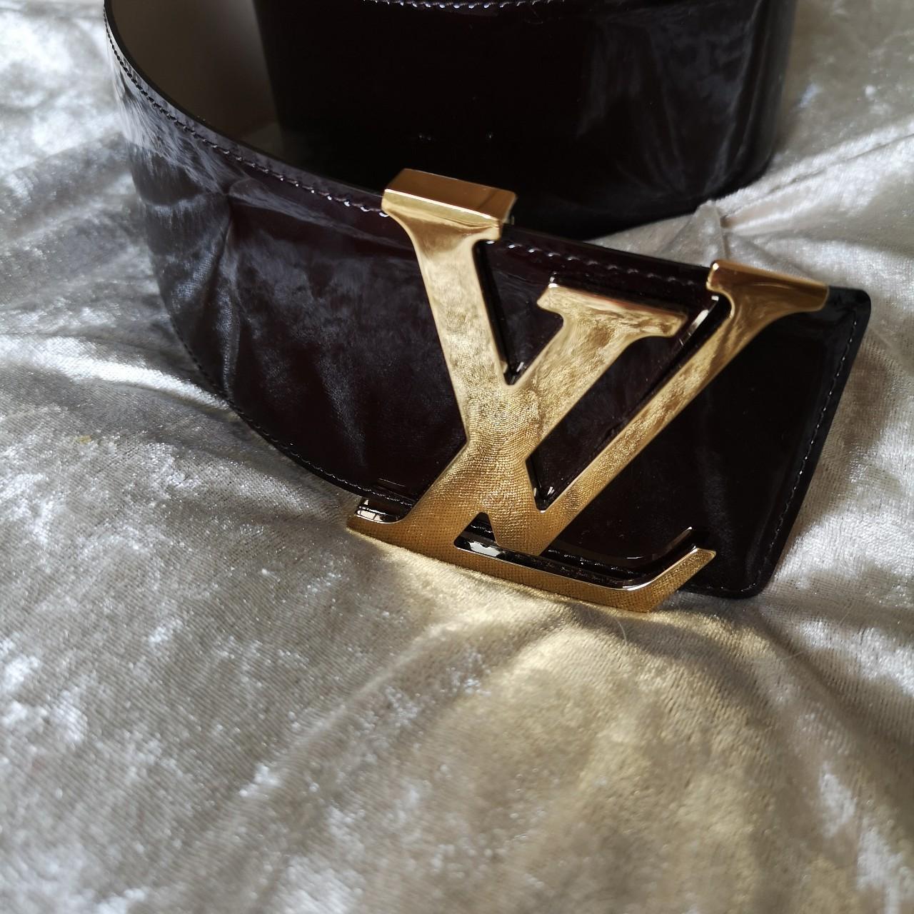 Louis Vuitton Patent Belt