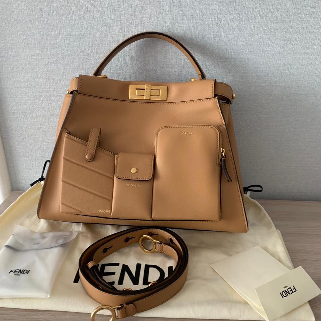 Fendi peekaboo discount with pockets