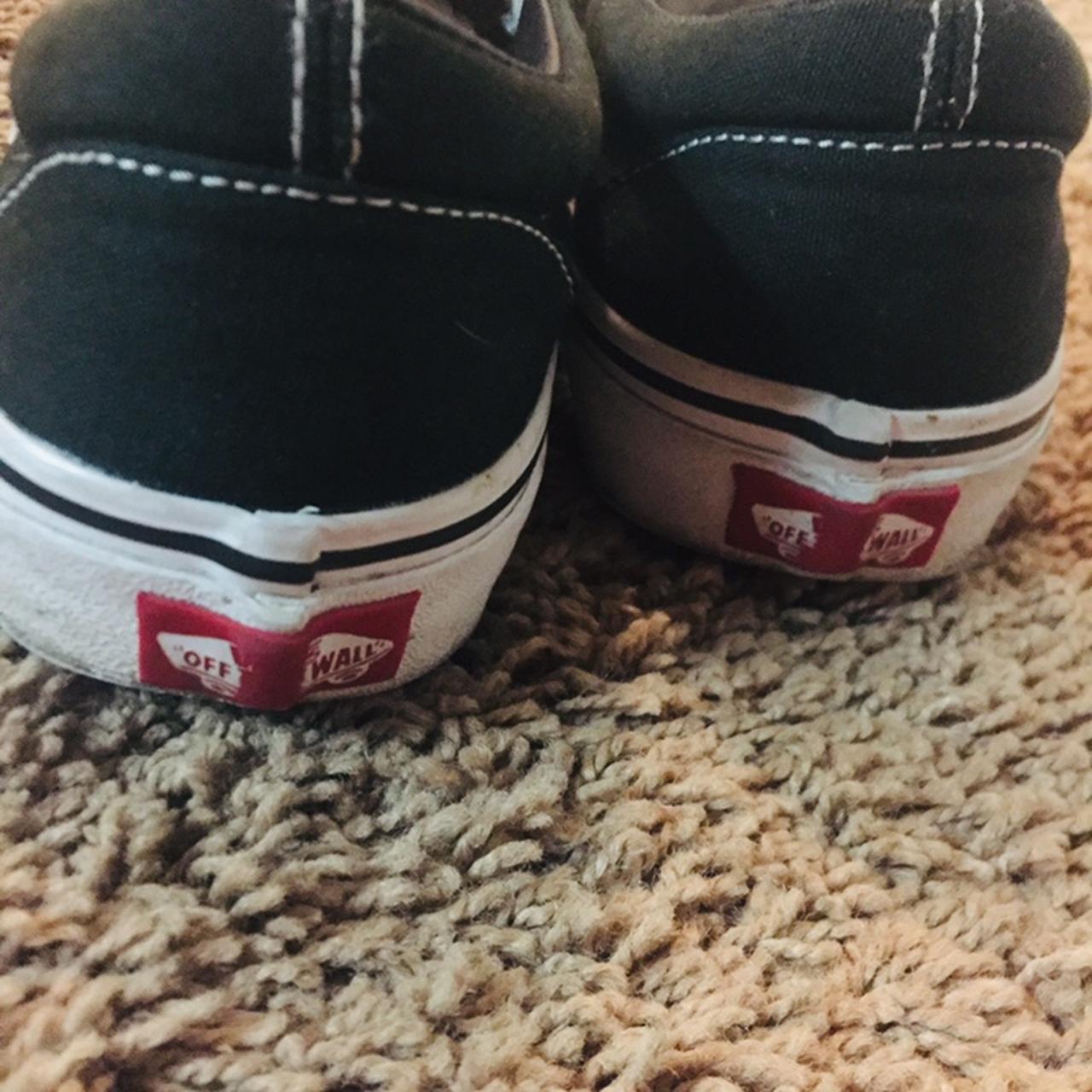 Vans playboy bunny custom design painted otw Depop