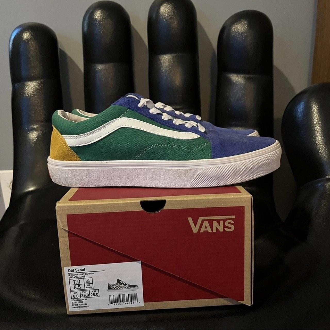 vans yacht club old skool mens 7 womens 8.5 comes... - Depop