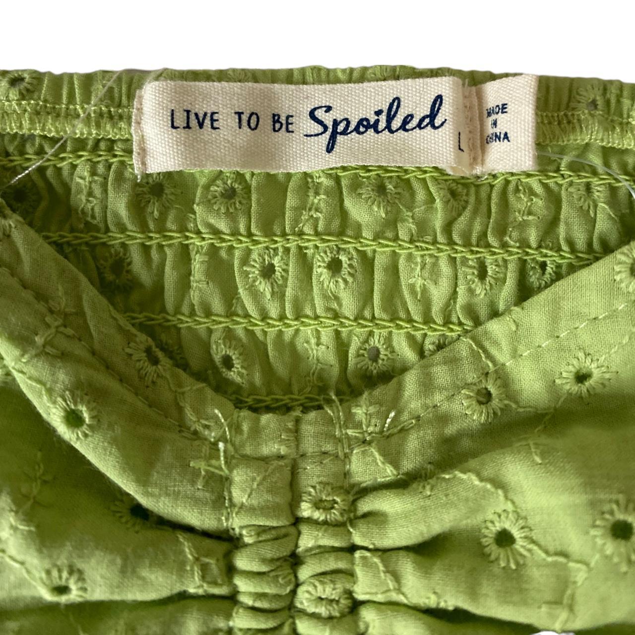 Live To Be Spoiled Women's Green Dress (2)