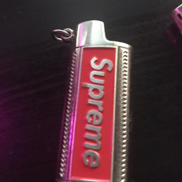 Supreme Metal Lighter Holster Holder Silver Box Logo... - Depop