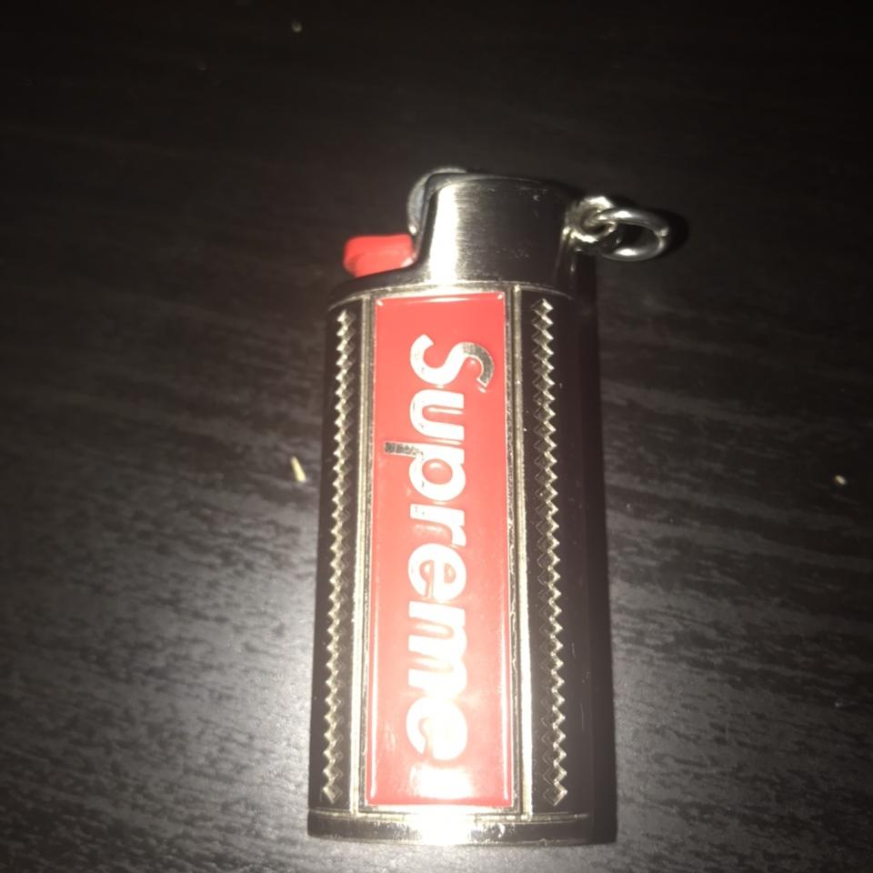 Supreme Metal Lighter Holster Holder Silver Box Logo... - Depop