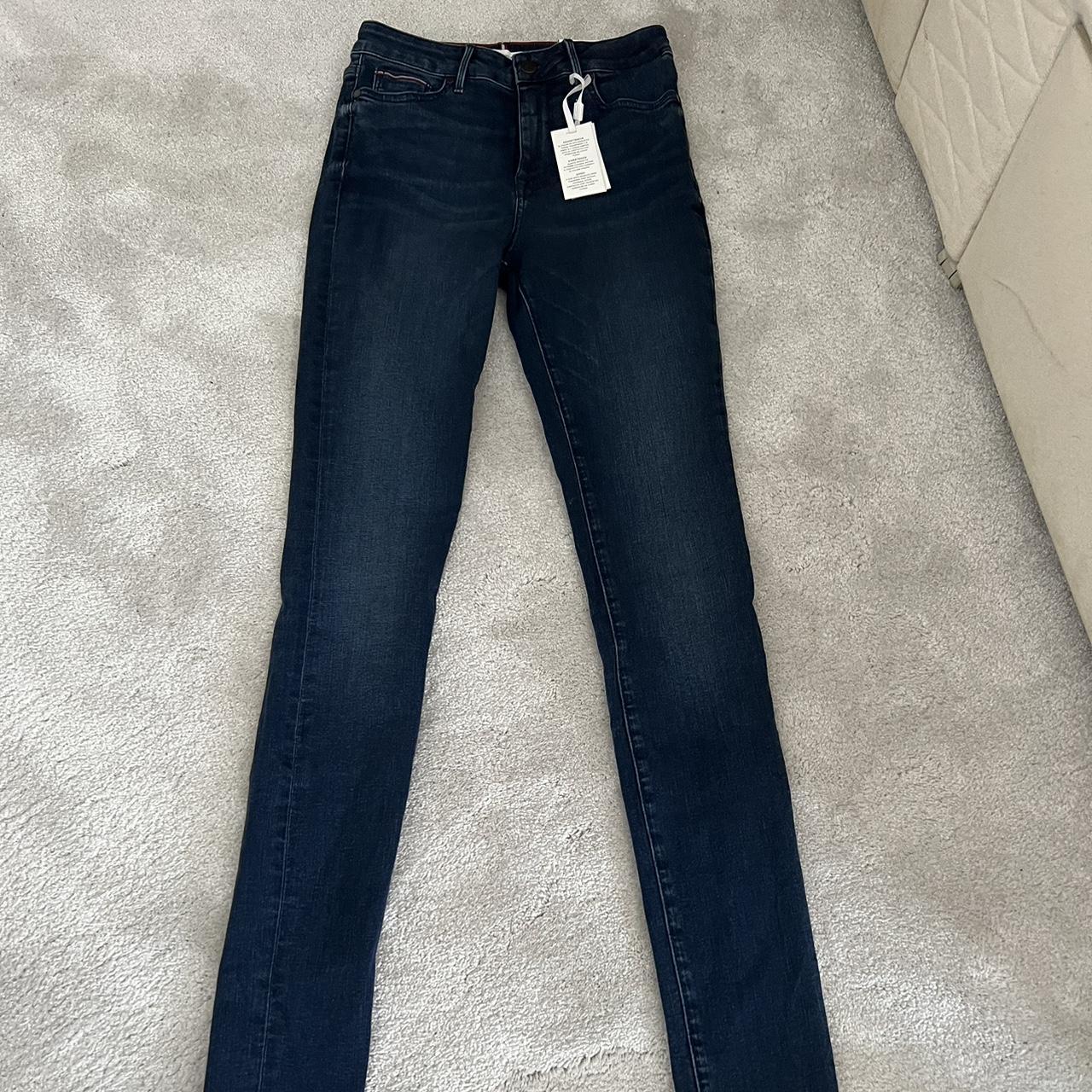 Blue denim Tommy Hilfiger jeans. Never worn. Label... - Depop