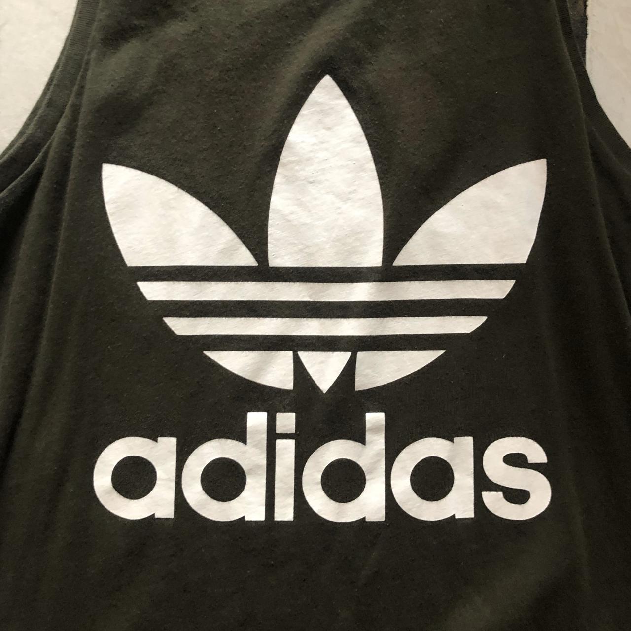 Adidas hunter green tank top- no tag but fits small... - Depop