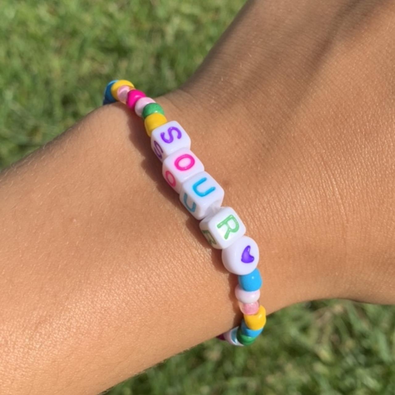 Sour Beaded Bracelet, I Can't Wait to Avoid Parallel Parking While Wearing Olivia  Rodrigo's New Sour Collection