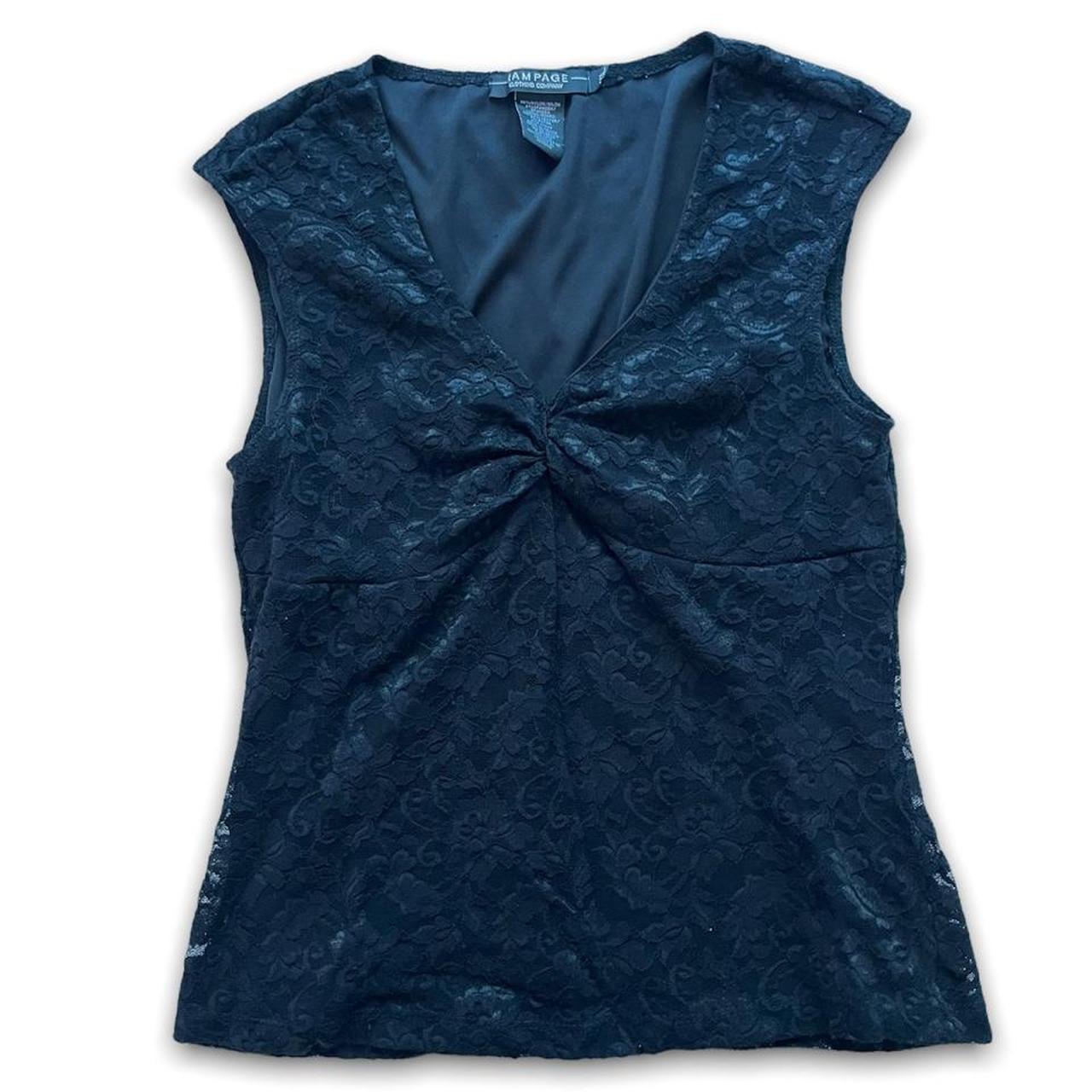 Product Image 1 - vintage rampage black babydoll top!