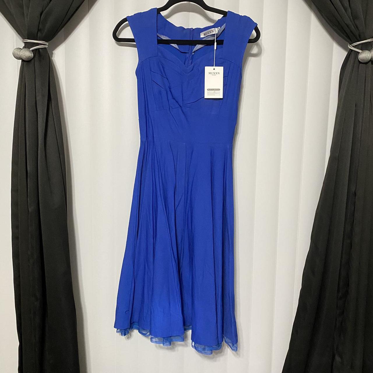 Muxxn boutique Royal blue dress 65 rayon 30 Depop