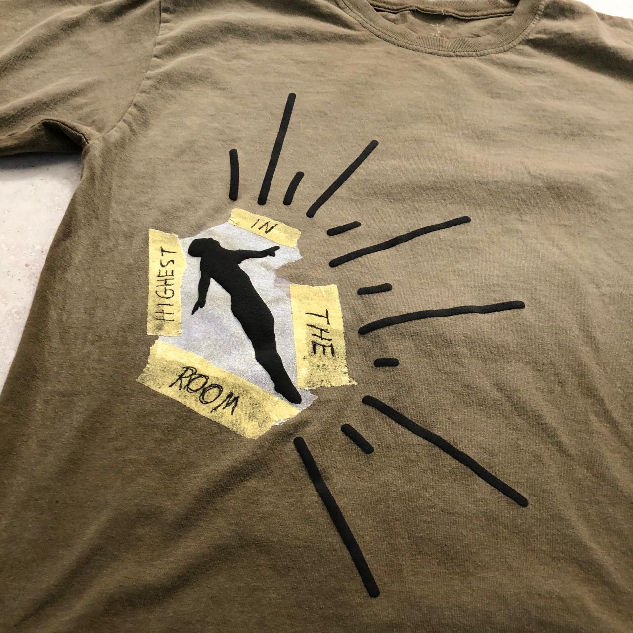 Travis scott highest in the room sale dive t shirt olive