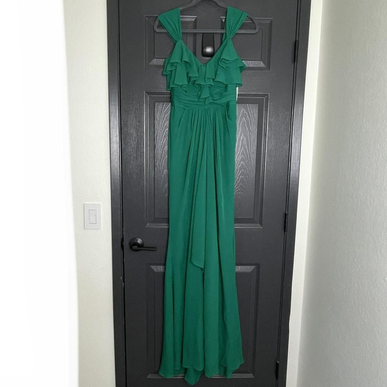 NWT Badgley Mischka beautiful silk formal dress Depop