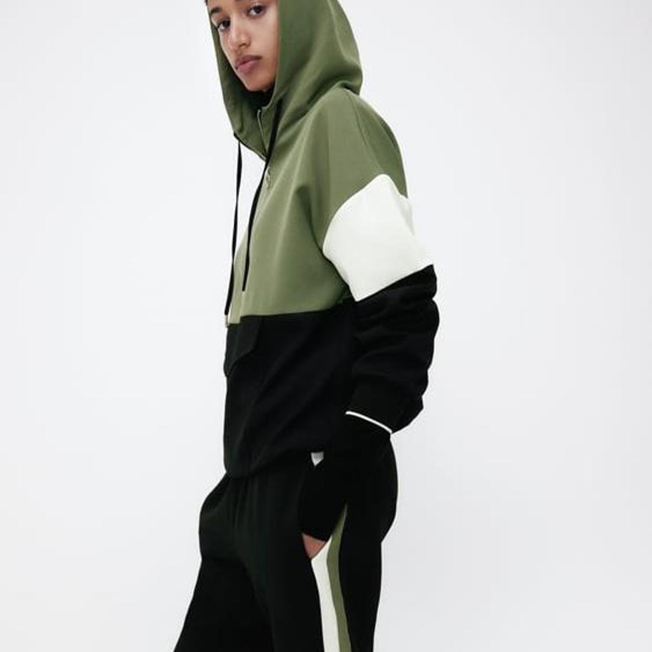 zara khaki tracksuit