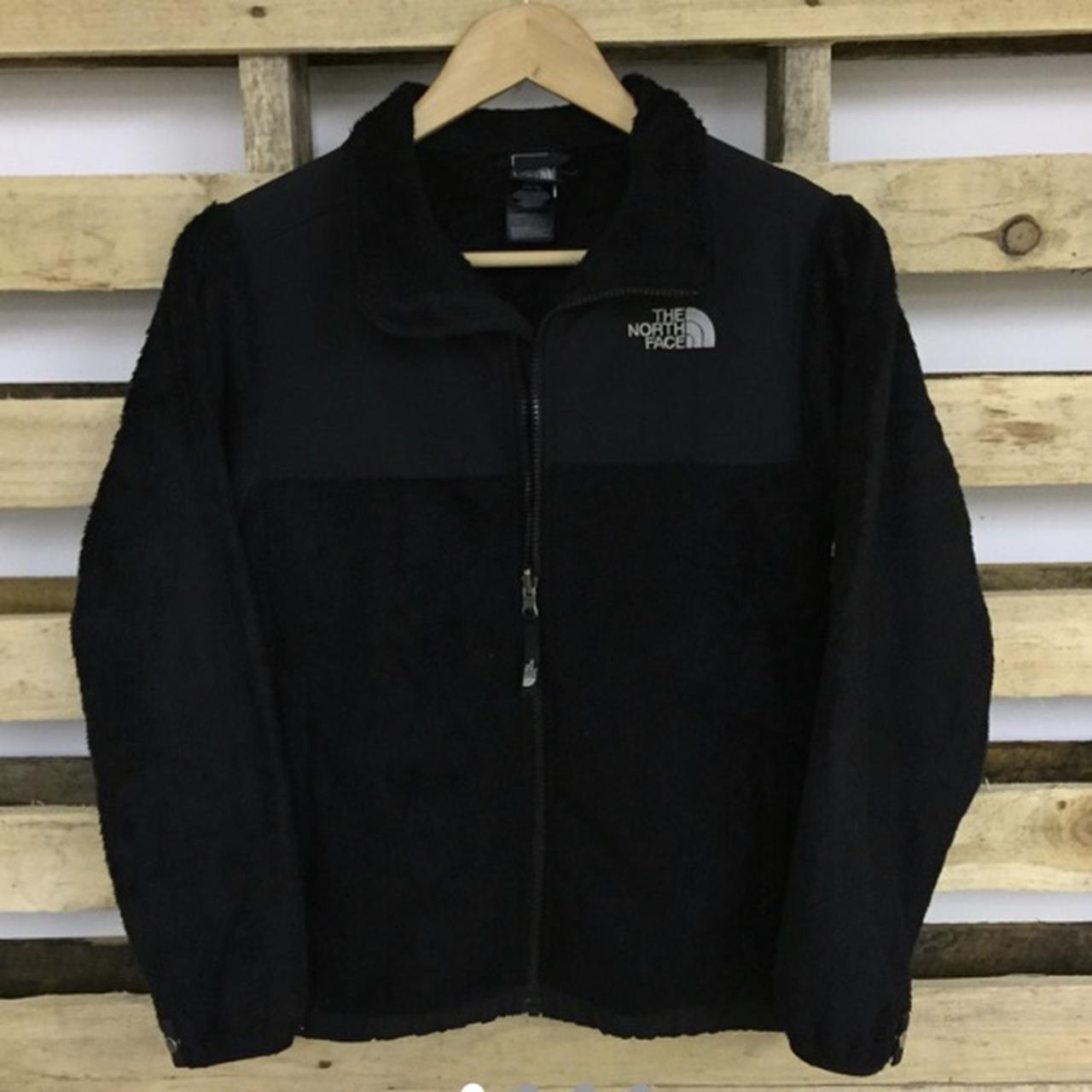The North Face Fleece. Black fur inner and outer.... - Depop