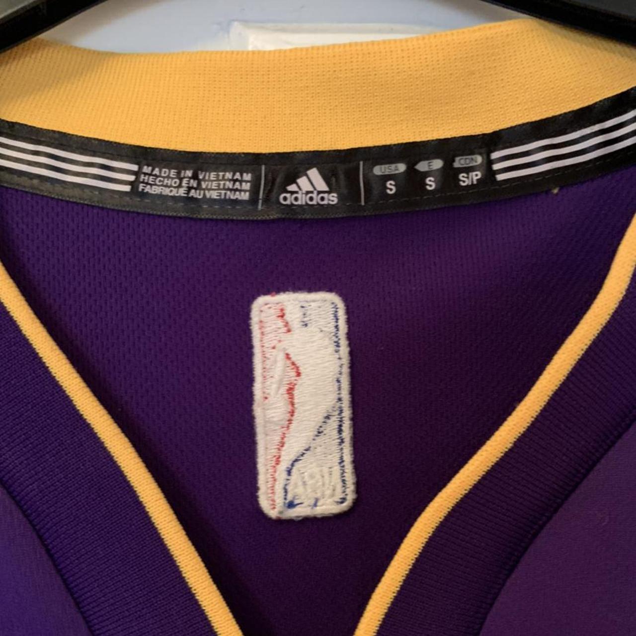 Kobe Bryant 24 adidas Lakers NBA 4Her Basketball White Purple