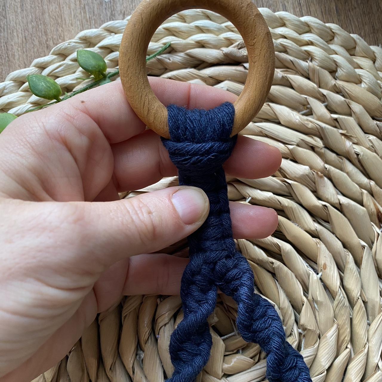 Navy blue toilet paper roll holder, toilet roll... Depop