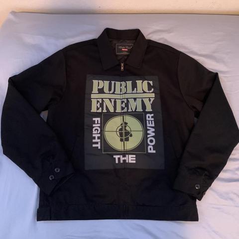 Supreme UNDERCOVER/Public Enemy Work Jacket Size... - Depop