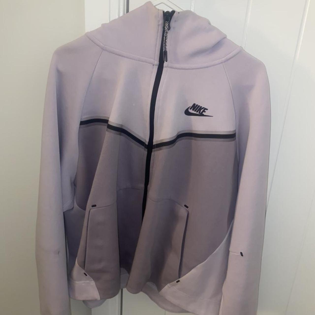 sanded purple tech fleece