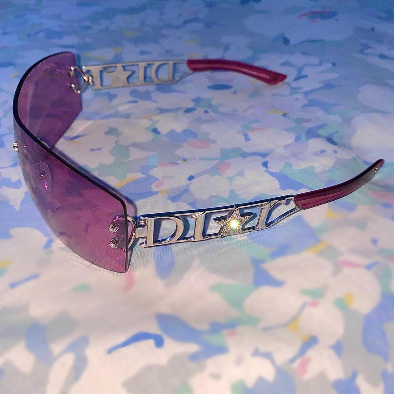 Vintage y2k CHRISTIAN DIOR Shield Sunglasses Depop