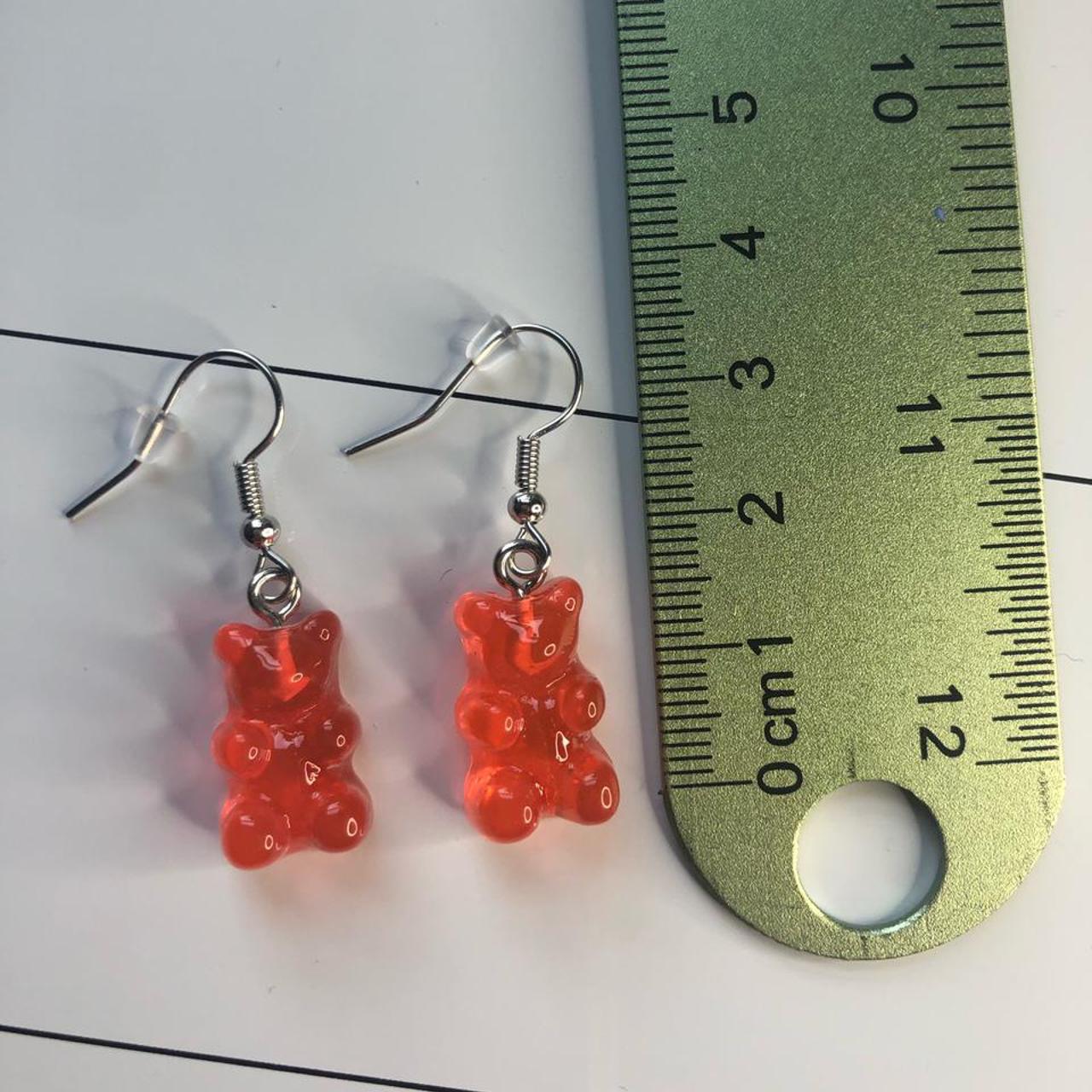 Gummy Bear Earrings 🐻 🌿red Gummy Bear Earrings Depop