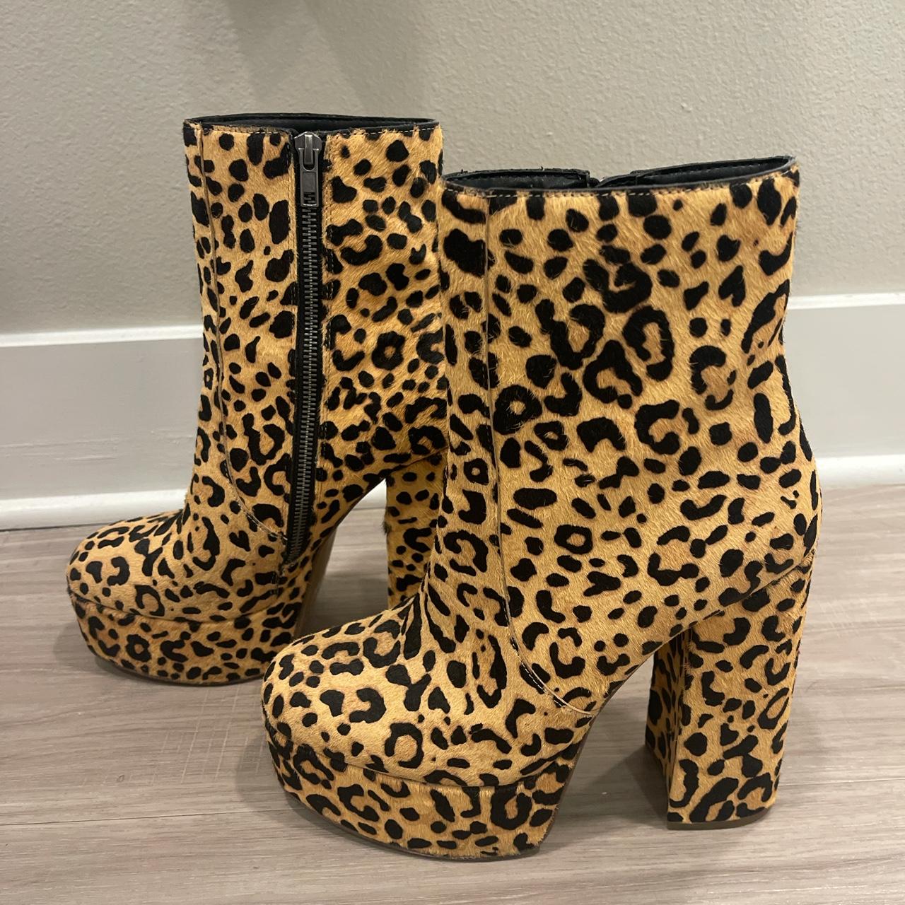 Boots leopard steve outlet madden