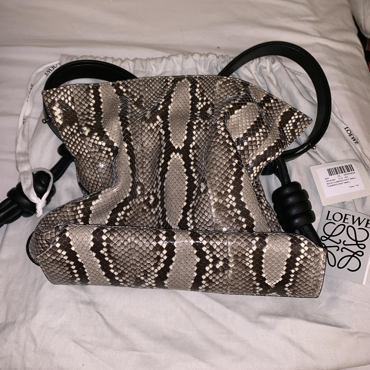 Loewe on sale python bag