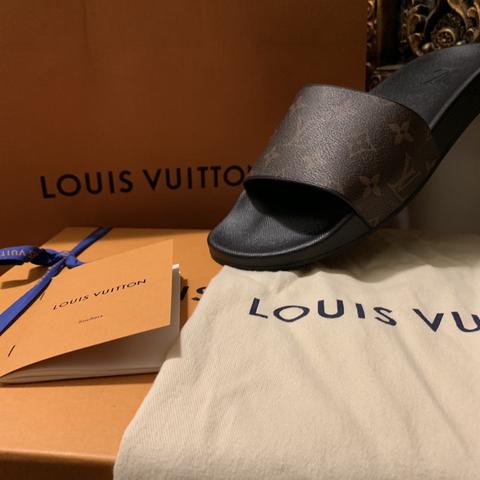 Louis Vuitton “Waterfront Mule Eclipse” Black - Depop