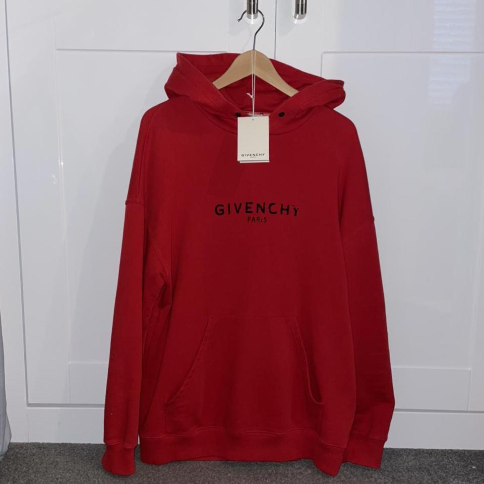 Givenchy paris hotsell red hoodie