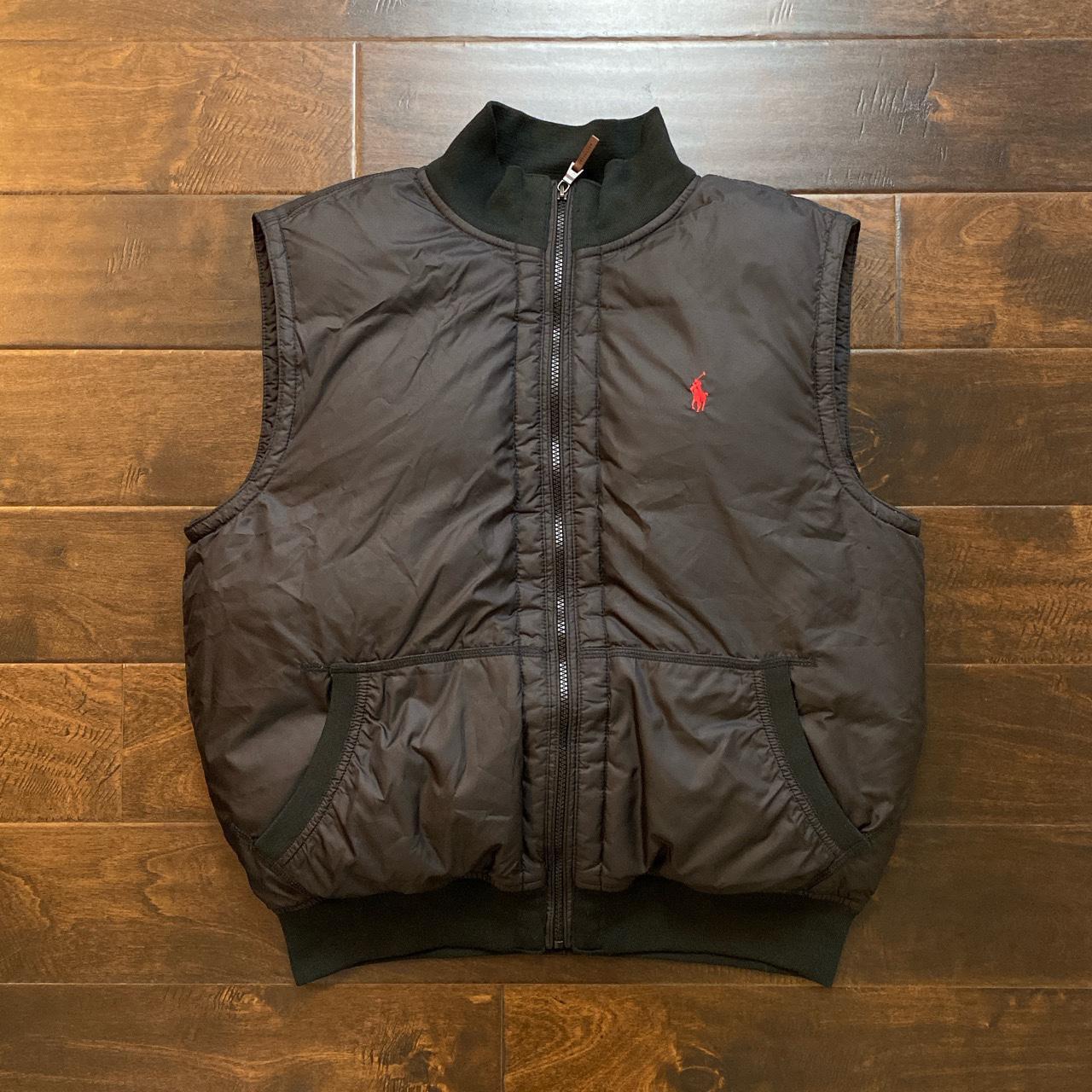 ralph lauren puffer vest black