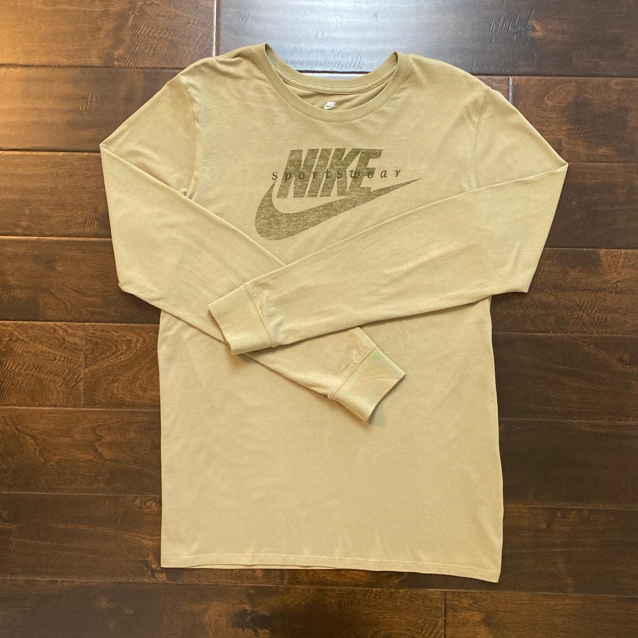 🔥Mens Olive Green Nike Sportswear Long Sleeve... - Depop