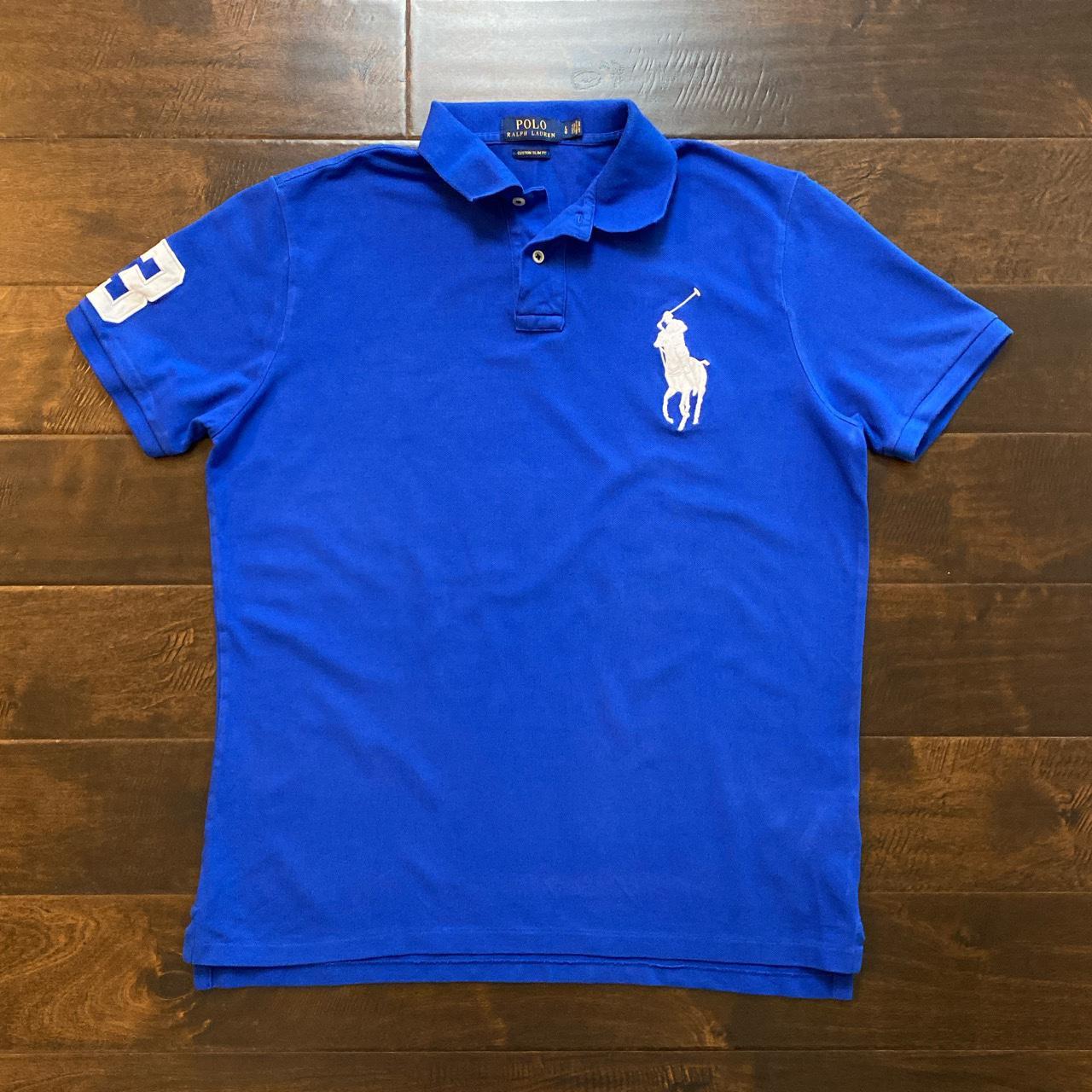 🔥Mens Royal Blue Polo Ralph Lauren Rugby Shirt🔥 Size... - Depop