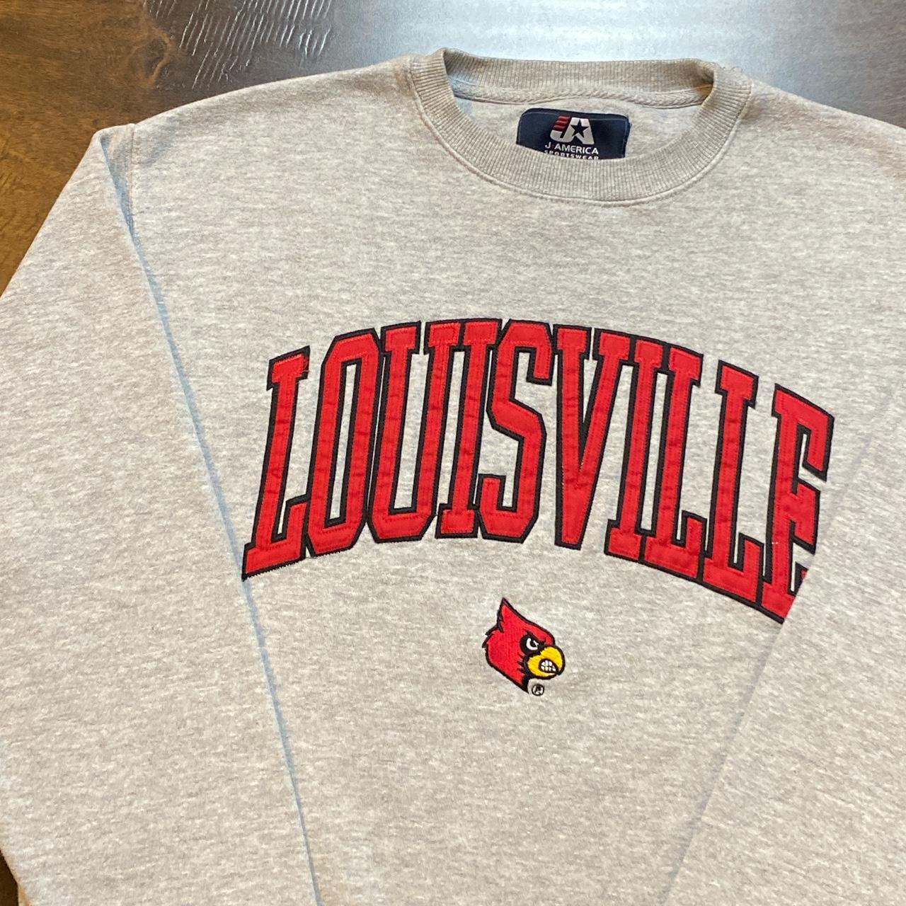 louisville cardinals crewneck